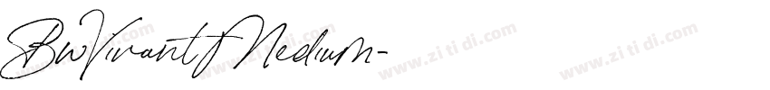 BwVivant Medium字体转换 BwVivant Medium字体转换